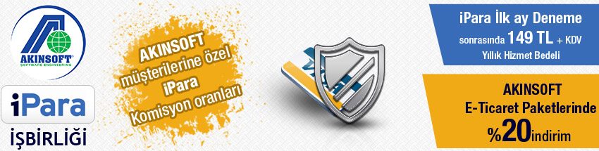 AKINSOFT® & iPara Ortaklığı