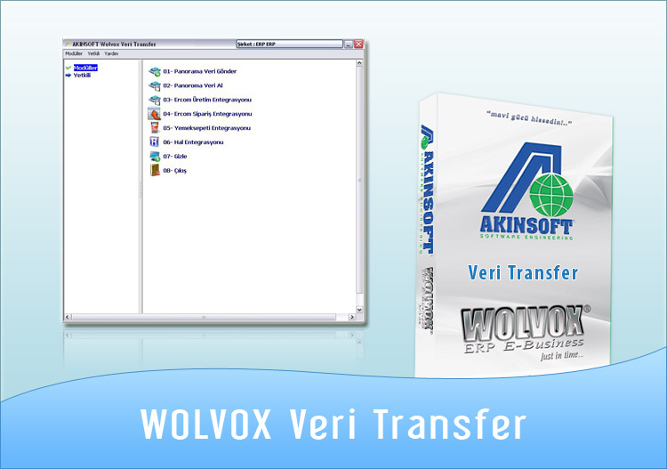 AKINSOFT Wolvox Veri Transfer 8.02.06