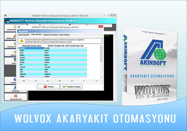 AKINSOFT Wolvox Akaryakıt Otomasyonu 8.02.02