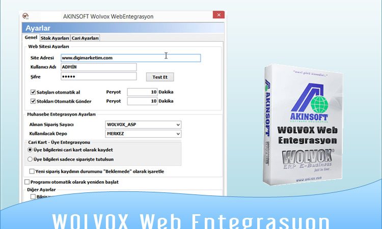 AKINSOFT Wolvox Web Entegrasyon 8.02.05